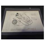 Walt Disney Marc Davis mickeys patche pencil