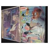 Lot of 2 Disney whitman puzzles