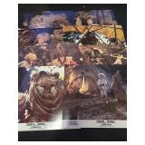 Vintage 1984 Caravan of Courage lobby cards