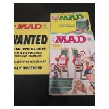 Lot of 3 MAD magazines