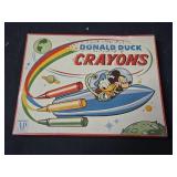 vintage 1940s Walt Disney Prod. Donald Duck crayon