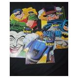 Vintage 1966 Batman vinyl LPs (5)