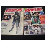 Lot of 2 vintage 1981starlog magazines