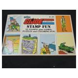 Vintage 1984 GI Joe stamp fun