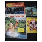 Lot of 4 Disney vinyl LPs