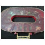 Disney Cars carrying case with 6 cars