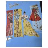 Vintage 1961 Barbie doll case ponytail