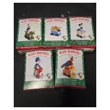 Lot of 5 hallmark merry miniatures Disney