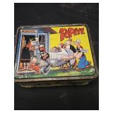 Vintage 1963 Popeye tin lunchbox