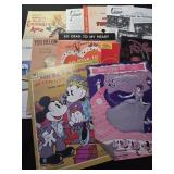Lot of 11 Disney paperwork