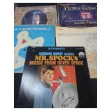 Lot of 5 vinyl LPs and cases some records missing