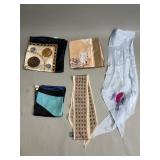 Group of silk handkerchiefs