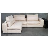 Flexform 4-piece upholstered modular sofa