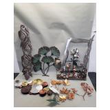 Group of metal wall sculptures