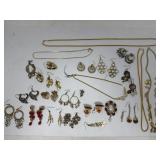 Group of costume jewelry