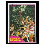 1981 Topps Magic Johnson Super Action card