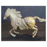 Vintage brass horse figure