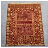 Vintage Turkmen handmade rug