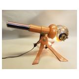 Signed kaleidoscope telescope table lamp