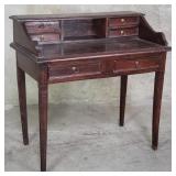 Vintage mahogany writing desk