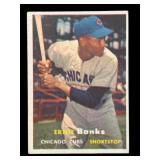 1957 Topps Ernie Banks baseball card