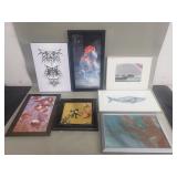 Group of signed prints and lithographs