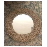 Large modern custom framed mirror