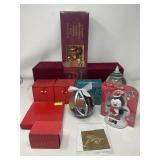 Christmas decor candle holder set, ornaments,