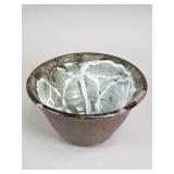 Signed and dated 1969 studio pottery bowl