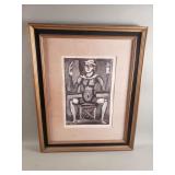 Georges Rouault "Clown Assis" print