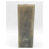 Martha Sturdy rectangular marbled resin vase