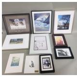 Box of prints and lithographs