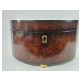 Bombay Company half moon burl mahogany finish