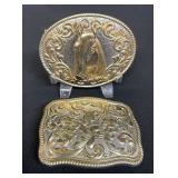 Pair of vintage Chambers Phoenix 24k gold plate