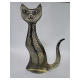 Vintage signed (Pal) Abraham Palatnik lucite cat
