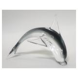 V. Nason & Co. (Italy) Murano glass dolphin figure