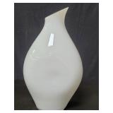 Mid century hand blown glass vase