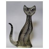 Abraham Palatnik acrylic cat figure