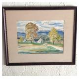 Alfred Wands signed Colorado landscape