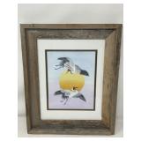 Signed Bart pastel "cranesï¿½ and dated painting