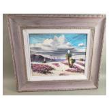 Carl G. Bray signed oil on board