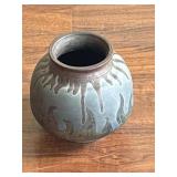 Signed mid-century Roku studio vase