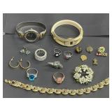 Group of costume jewelry