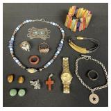 Group of costume jewelry