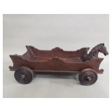 George III mahogany cheese coaster