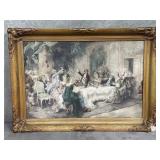 Vintage embellished print of Vincente G. de