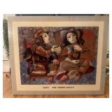 A Cubist Print by Oleg Zhiviten "The Young Artist