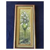 Framed signed oil painting