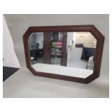 Vintage mahogany mirror