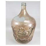 Brown glass DemiJohn bottle